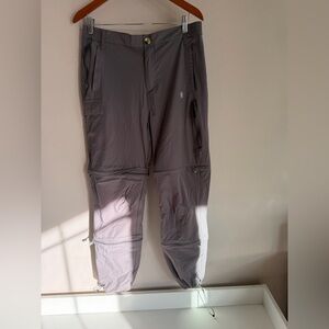 Women's‎ Stretch Convertible Zip-Off Quick-Dry Hiking Pants large